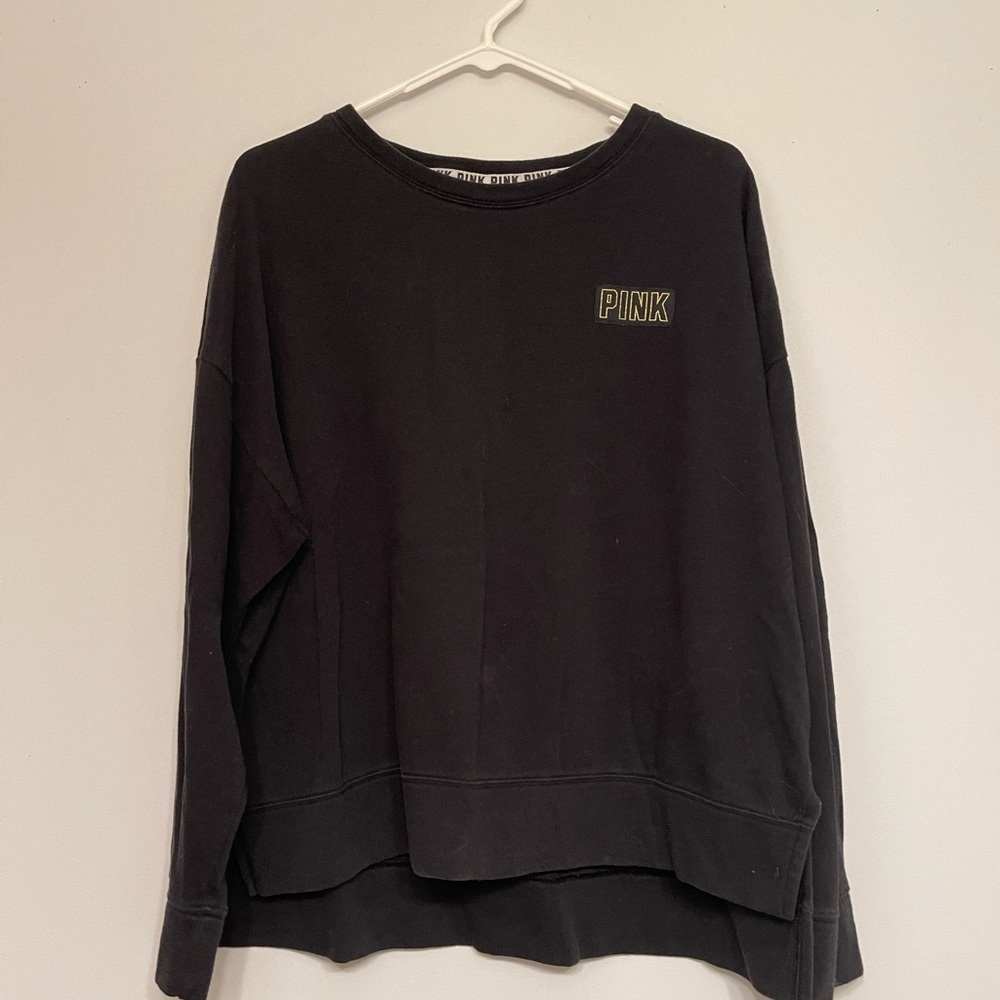3 for $10 🌴 Black & gold VS PINK sweatshirt